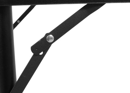 Klaptafel - Kampeertafel - Campingtafel - Verstelbaar - Opvouwbaar -  120 x 60 x 70 cm - Bruin/Zwart