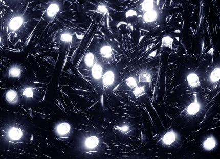 Kerstverlichting | 27,5 m | 500 LED | Koud Wit | 8 Lichtfuncties