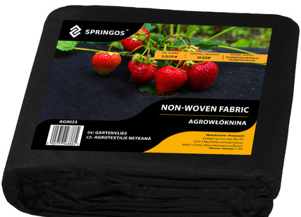 Worteldoek - Anti -Onkruid - Beschermfolie - 50g - 3,2X10 M - Zwart