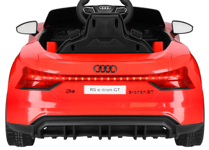 Elektrische AUDI RS E-Tron GT - Elektrische Auto - 12 V Accu - AUX - Aangedreven - Afstandsbediening - Kunststof - Metaal - Zwart - Rood