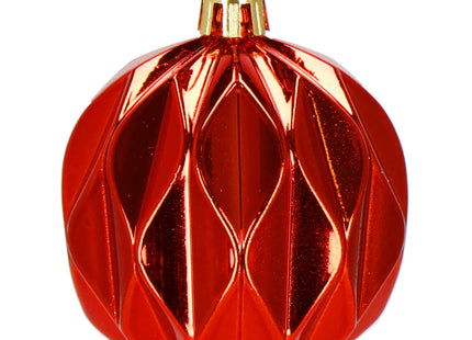 Kerstballen & Piek| 101 Stuks | 3/4/6 cm | Rood