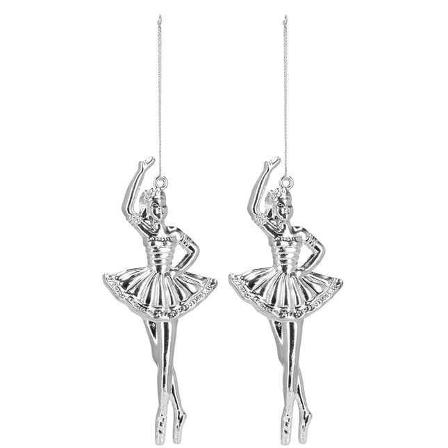 Kersthanger | Kerstboomhanger | Ballerina |  2 Stuks | 14 cm