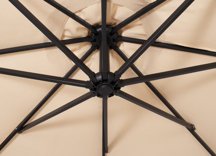 Parasol | LED | Parasols | Kantelbaar | Met Ventilatie | Ecru | Ø300 cm