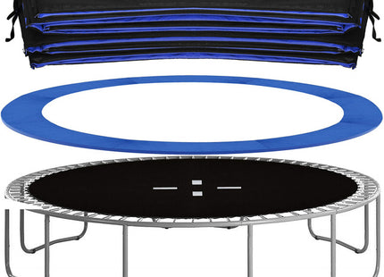 Trampoline Rand | Ø 305 cm | Beschermrand Trampoline | Rond | Blauw