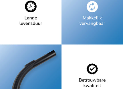 SQOON® Serviceset geschikt voor Miele stofzuigers - Gelijk aan model: 10275580 / 9442601 / 5269091 - Vervanging voor zuigbuis en pistoolgreep met klikvergrendeling