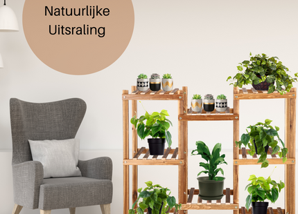 Plantenrek | Plantenrek Binnen | Plantenrek Buiten | 70 cm | Hout