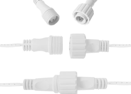 IJspegel Verlichting | 20 m + 2.5 m Snoer | Inclusief Afstandsbediening | 500 LED | Warm Wit | Koppelbaar