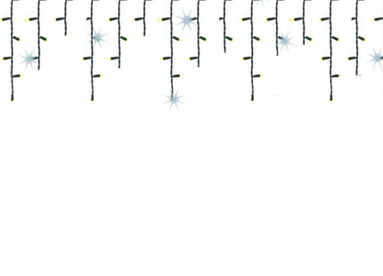 IJspegel Verlichting | Kerstverlichting Buiten | 12 m + 2.5 m Snoer | 300 LED | Flash | Koppelbaar | Warm/Koel Wit