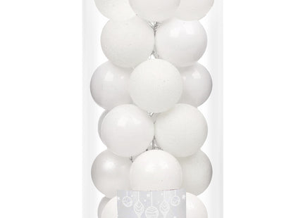Kerstballen | 20 Stuks | 4 cm | Wit