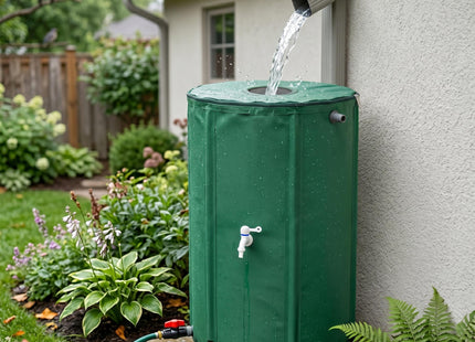 Regenton - Regenwatertank - Opvouwbaar - Met Kraan - 2 Kranen - 250 L