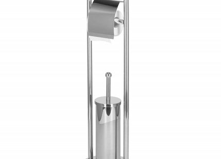 Toiletbutler | Toiletrolhouder | Toiletborstel met houder | Toiletaccessoire | Metaal