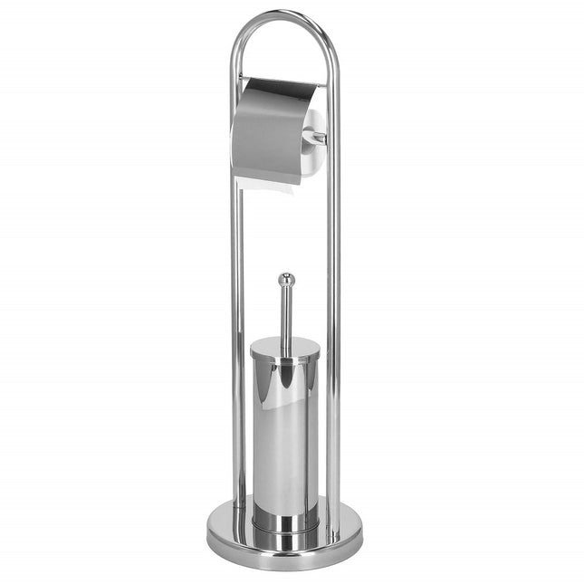 Toiletbutler | Toiletrolhouder | Toiletborstel met houder | Toiletaccessoire | Metaal