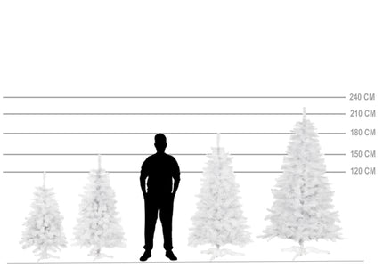 Kunstkerstboom | Besneeuwd Witte Spar  | 180 cm | Zonder Verlichting