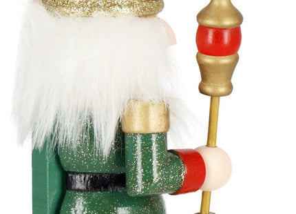 Notenkraker Kerst | Houten Soldaat | Kerstversiering | Multicolor | 15,5 cm