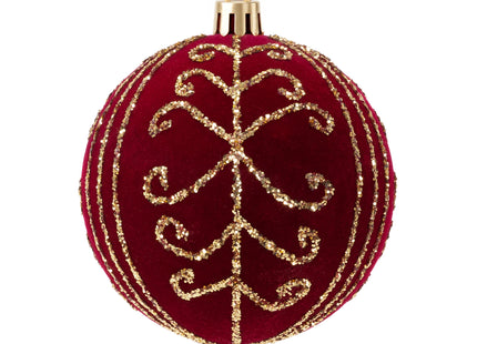 Kerstballen | 16 Stuks | 8 cm | Rood/Wit