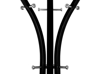 Staande Kapstok | Metaal | 9 Haken | Garderobe Kapstok | Zwart | 180 cm