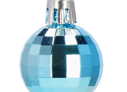 Kerstballen | 54 Stuks | 3 cm | Blauwtinten/Crème/Goud/Zilver