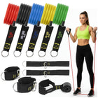 Resistance band | Weerstandsbanden | Weerstands Set | Set van 9 | Fitness elastiek | Meerkleurig