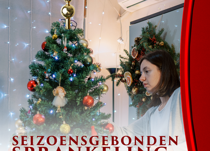 Kerstboom Piek | Glas | 24,5 cm | Glanzend | Goud