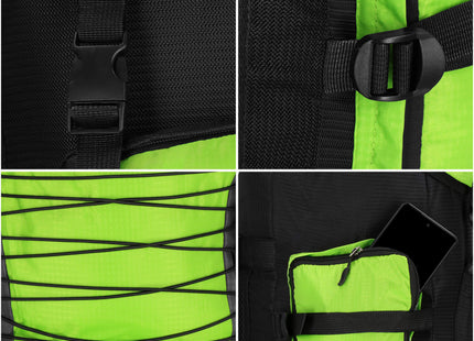 Backpack - Rugzak - Multifunctioneel - Kamperen - Reizen - Regenhoes - 90 Liter - Lichtgroen