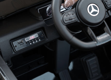 Elektrische Mercedes AMG G63 - Elektrische Auto - 12 V Accu - AUX - Aangedreven - Afstandsbediening - Kunststof - Metaal - Zwart - Rood