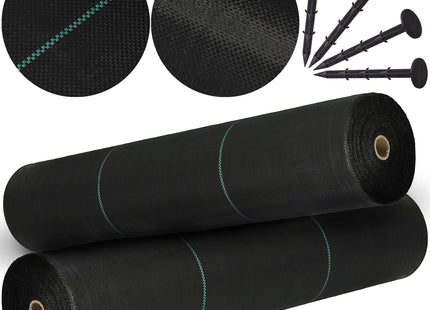 Worteldoek - Anti -Onkruid - Beschermfolie - 135g - 1,1X50 M - Zwart