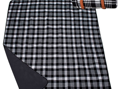 Picknickkleed | Picknickdeken | Buitenkleed | Picknick | 200 x 200 cm | Zwart/Wit