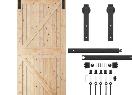 Schuifdeursysteem | Schuifdeuren & Toebehoren | Bladdikte 35-45 mm | 183 cm | Tot 100 kg | Zwart