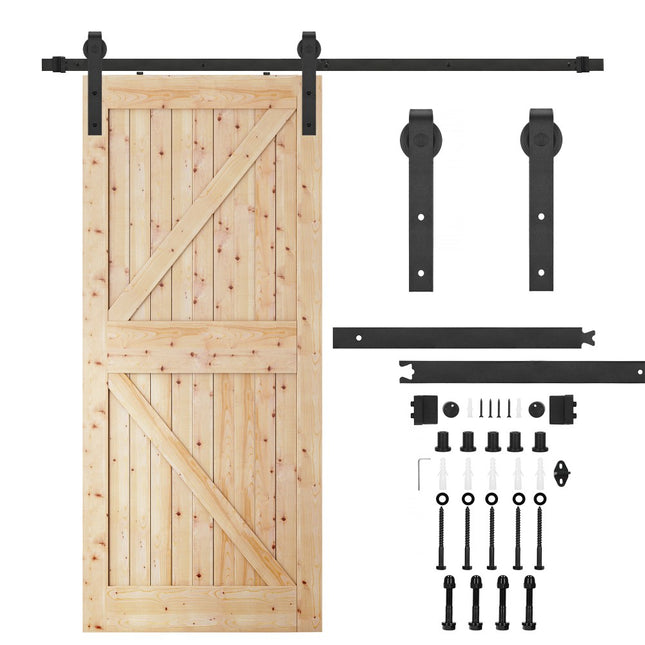 Schuifdeursysteem | Schuifdeuren & Toebehoren | Bladdikte 35-45 mm | 183 cm | Tot 100 kg | Zwart