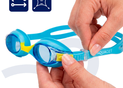 Duikbril - Zwembril - Kinderduikbril - Inclusief Oordoppen En Neusklem - Verstelbaar - Unisex - Blauw