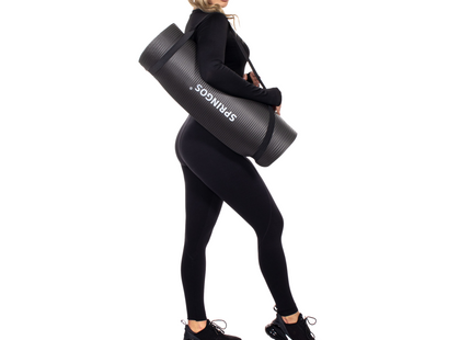 Yoga Mat | Extra Dik (15 mm) | Zwart