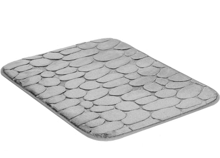 Badkamermat - Antislip - Sneldrogend - Grijs - 60 x 40 cm