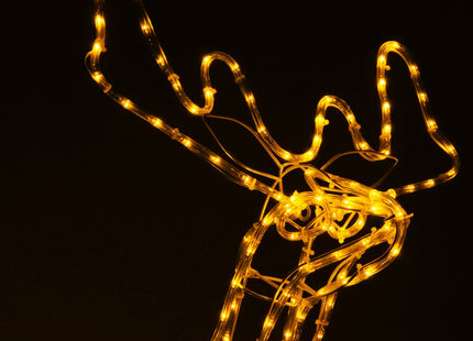 Rendier | Beweegbaar Hoofd | 288 LED Lampjes | Warm Wit