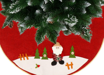 Kerstboomrok | 89,5 cm | Rood