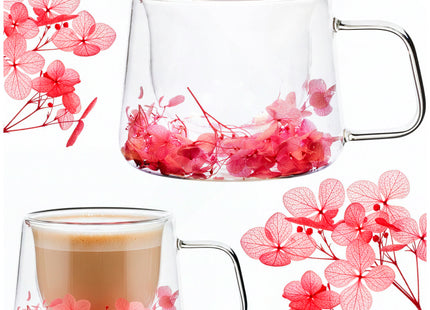 Dubbelwandig glas - Thermisch glas - Koffieglas - Thee glas - Warme en Koude dranken -180 ML