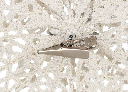 Kerstboomhanger | Met Clip | Ster van Bethlehem | Wit Glitter | 13 Cm