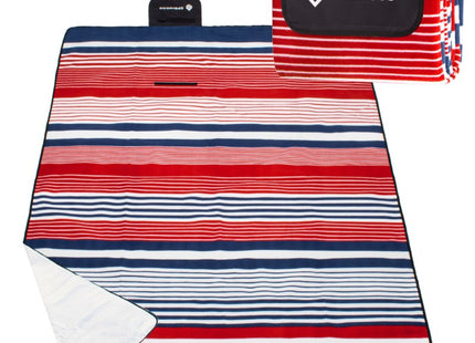 Picknickkleed | Picknickdeken | Buitenkleed | Picknick | 200 x 160 cm | Blauw/Wit/Rood