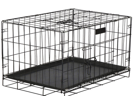 Hondenbench - Opvouwbaar - Kooi - Zwart - 93 x 67 x 56,5 cm