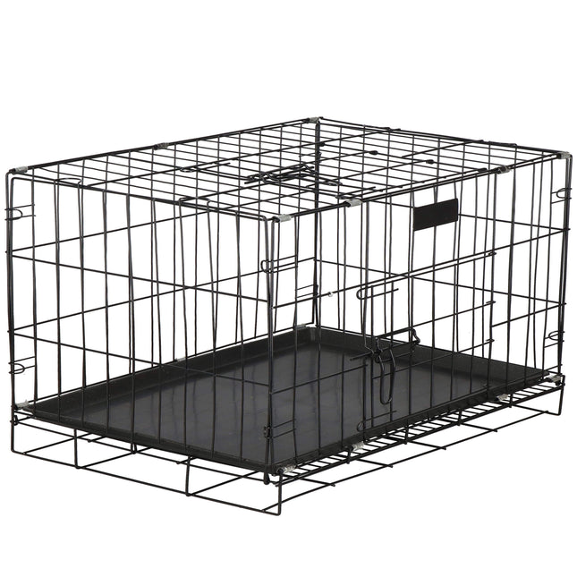 Hondenbench - Opvouwbaar - Kooi - Zwart - 93 x 67 x 56,5 cm