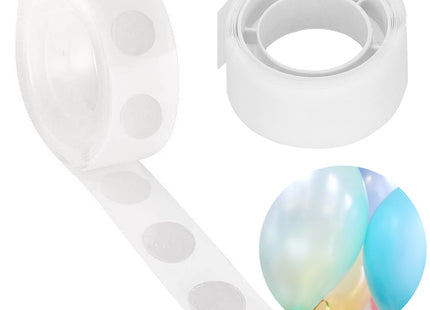 Ballon Plakkers | 100 Stuks | Transparant