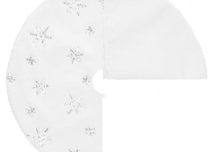 Kerstboomrok | Kerstboomkleed | Kerstboomversiering | 55 cm | Wit