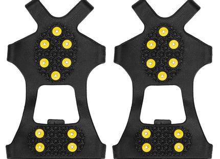 Sneeuwgripzolen Voor Wandelschoenen - Spikes voor Schoenen - Anti Slip - Zwart - 35-38