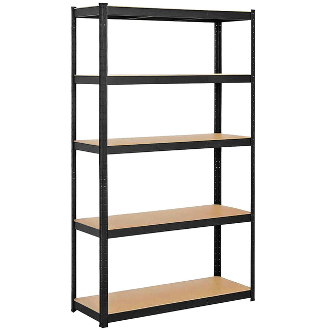 Opbergrek - Stellingkast - 875 KG -  Metaal - Zwart - 180 x 90 x 40 cm