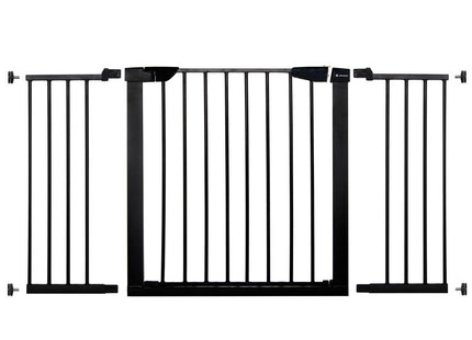 Traphekje | 132 - 138 cm | Traphek | Veiligheidshekje | Metaal | Zwart
