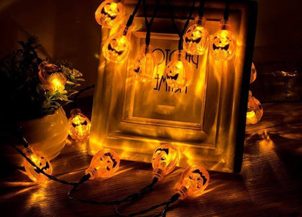 Halloween Decoratie - Lichtslingers - Verlichting - Pompoenen - 20 Led