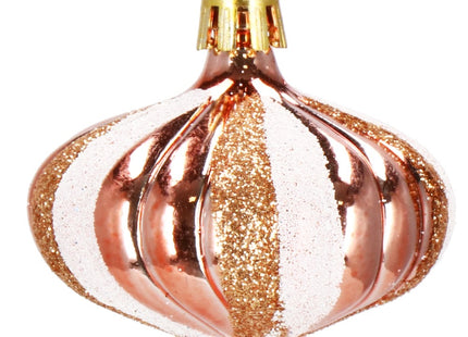 Kerstballen | 77 Stuks | Rosé/Goud