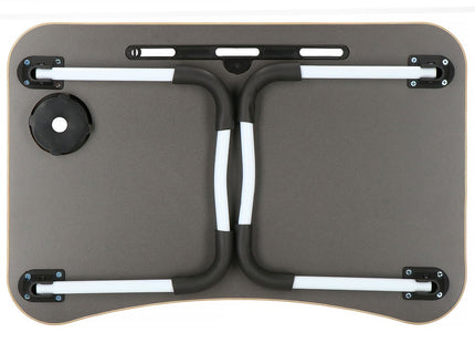 Laptoptafel | Bedtafel | Tablethouder | Laptopstandaard | 60 x 40 cm | Houtimitatie