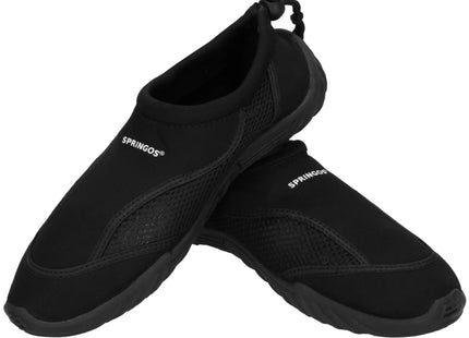 Waterschoenen - AQUA Shoes - Sneldrogend - Rubber - Unisex - Zwart - Maat 46
