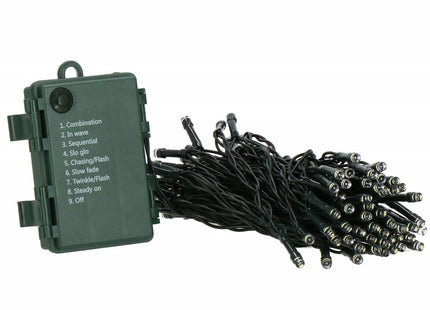 Kerstverlichting | 5,5 m | Batterij | 50 LED | Warm Wit