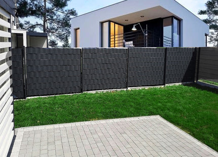 Vlechtband | Privacyfolie | Vlechtband Voor Tuinafsluiting | PVC | 35 m | Antraciet